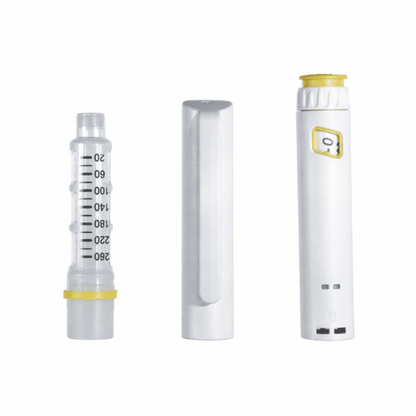 25C60E75-4069-4431-AF2B-A4765CF01EE4.png Disposable Pen x 10, 3ml Cartridge x 10, Disposable needle x 100.